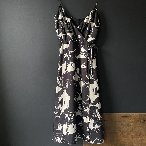 Bailey 44 Black White Andi Midi Dress Sz XS - Picture 4 of 12